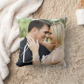 Liebe-Kalligraphie-Überlagerungs-Foto Kissen (Decke)