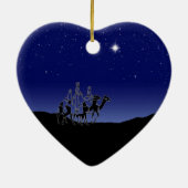 Liebe kam bei Weihnachtsfeiern herunter Keramik Ornament (Hinten)