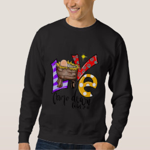 Liebe kam herab Lukas 211 Frohe Weihnachten Baby J Sweatshirt