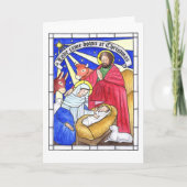 Liebe kam hinunter Weihnachtskarte Feiertagskarte (Vorderseite)