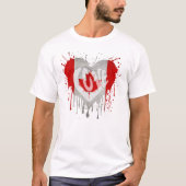 Liebe Kanada-Flagge T-Shirt (Vorderseite)
