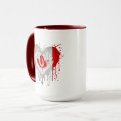 Liebe Kanada-Flagge Tasse (Vorderseite Links)