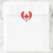 Liebe Kanada Quadratischer Aufkleber (Tasche)