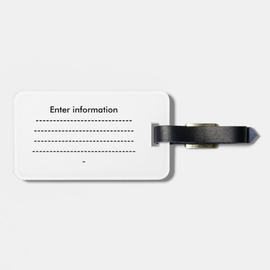 Liebe Kanada Reisegepäck Gepäckanhänger (Rückseite horizontal)