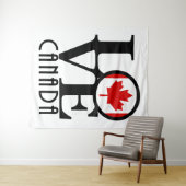 LIEBE Kanada Wandteppich (Beispiel (Horizontal))