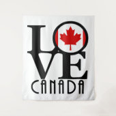 LIEBE Kanada Wandteppich (Vorderseite)