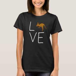Liebe Kangaroo Aussie Australia Kids Kangaroo T-Shirt