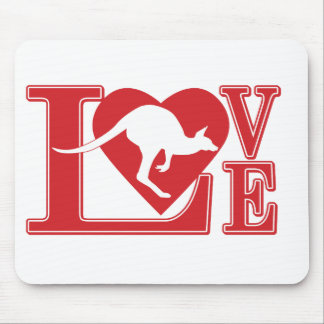 Liebe-Kangaroo Mousepad