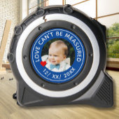 Liebe kann nicht gemessen werden Foto Datum Blau Maßband