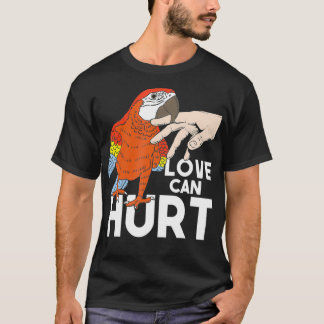 Liebe kann Parrot Whispertier Lover Zooke verletze T-Shirt