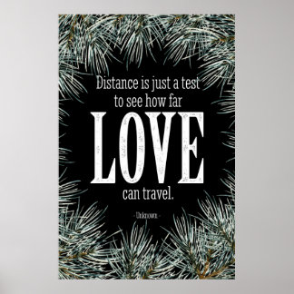 Liebe kann Plakat reisen