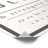 Liebe kann so Blind Poster sein (Ecke)