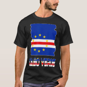 Liebe Kap Babo Verde mit kap-verdischer Flagge T-Shirt
