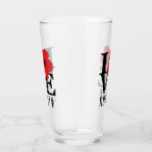 LIEBE Kapa'a Hawaii Red Hibiscs Glas (Rechts)