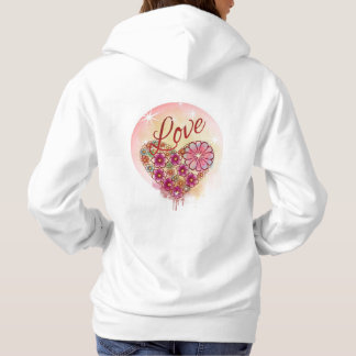 Liebe Kapuzenpullover Hoodie