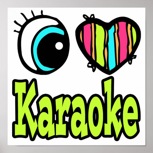 Liebe Karaoke Poster (Vorne)