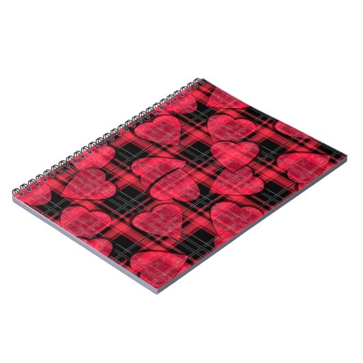 Liebe kariert notizblock (Linke Seite)