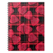 Liebe kariert notizblock (Vorderseite)