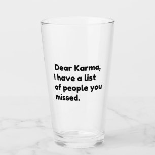 Liebe Karma Glas