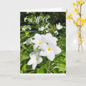 Liebe Karte (Gelbe Blume)