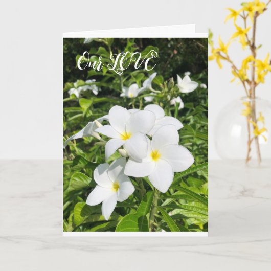 Liebe Karte (Gelbe Blume)