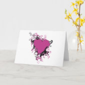 LIEBE KARTE (Gelbe Blume)