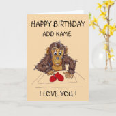 Liebe Karte (Gelbe Blume)