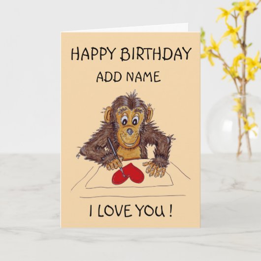 Liebe Karte (Gelbe Blume)