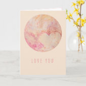 LIEBE KARTE (Gelbe Blume)