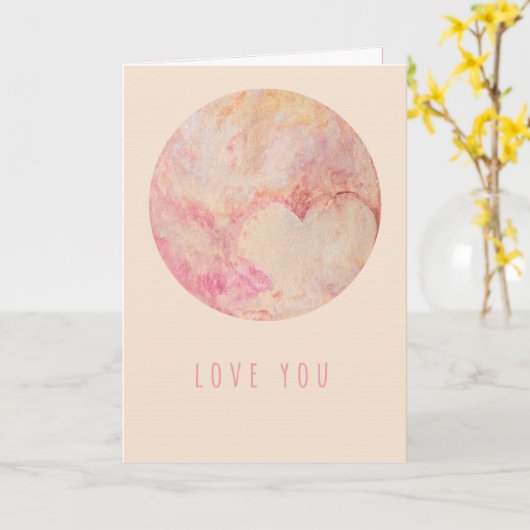 LIEBE KARTE (Gelbe Blume)