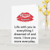 Liebe Karte (Gelbe Blume)