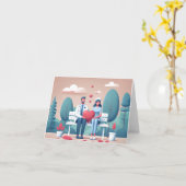 Liebe Karte (Gelbe Blume)