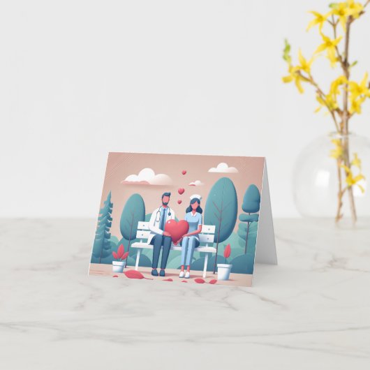 Liebe Karte (Gelbe Blume)