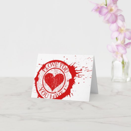 Liebe Karte (Orchidee)