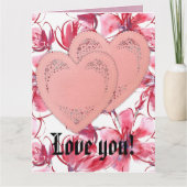 Liebe Karte (Vorderseite)