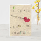 Liebe Karte (Gelbe Blume)