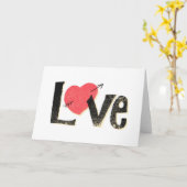 Liebe Karte (Gelbe Blume)