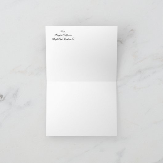 Liebe... Karte (Innenseite)