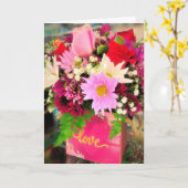 LIEBE KARTE (Gelbe Blume)