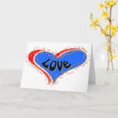 Liebe Karte (Gelbe Blume)