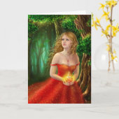 Liebe Karte (Gelbe Blume)