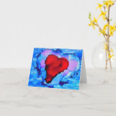 Liebe Karte (Gelbe Blume)