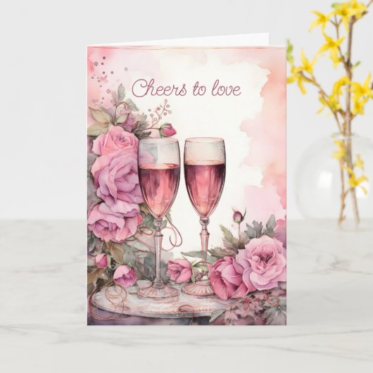 Liebe Karte (Gelbe Blume)