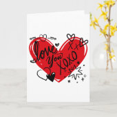 Liebe Karte (Gelbe Blume)