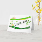 Liebe Karte (Gelbe Blume)