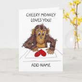 Liebe Karte (Gelbe Blume)