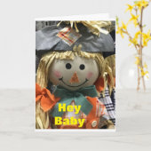 ***LIEBE-KARTE*** AN HALLOWEEN ODER FALLTAGEN KARTE (Gelbe Blume)