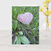 Liebe-Karte Karte (Gelbe Blume)