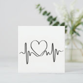 Liebe-Karte, lustig, Valentin, Jubiläum. Dankeskarte (Stehend Vorderseite)