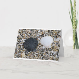 Liebe-Karte Muscheln Karte